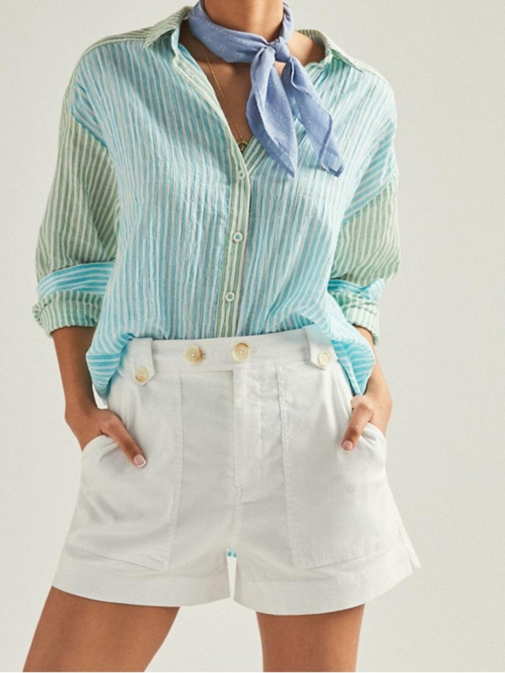 Anthropologie • Maeve Elena sailor shorts